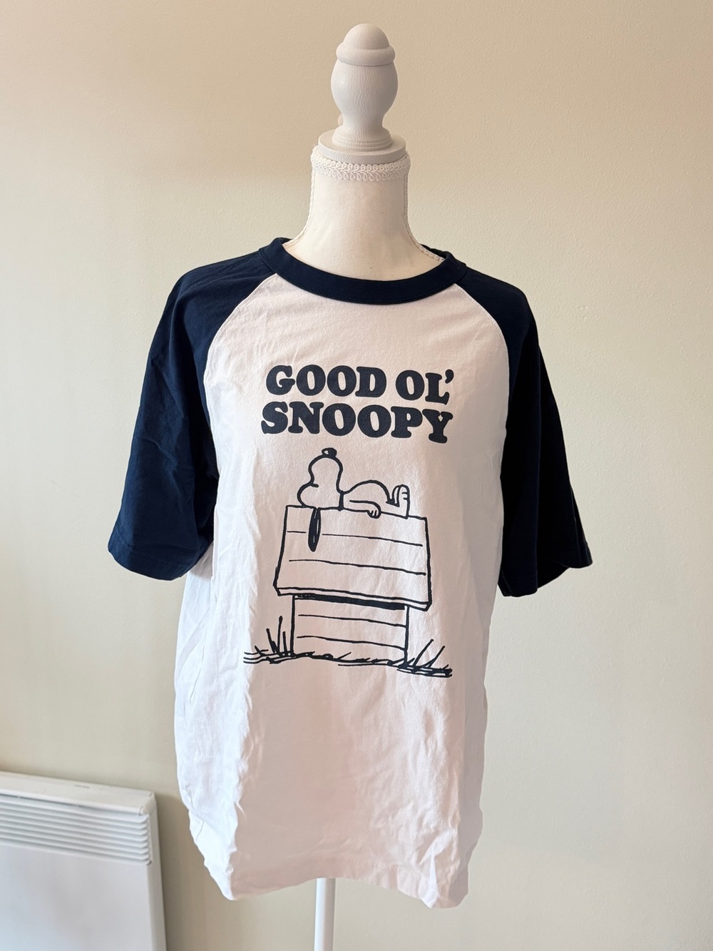Uniqlo Snoopy Navy & White Tee